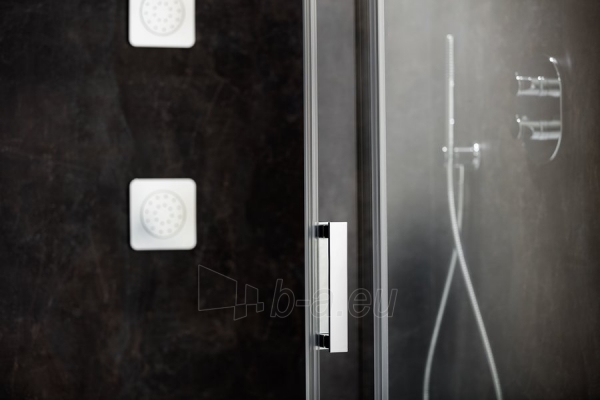 Stumdomos dušo durys Ravak Matrix, MSD2-120, L satinas+Transparent paveikslėlis 2 iš 6