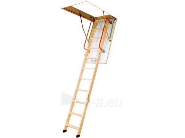 Folding section loft ladders FAKRO LWK KOMFORT 55x111x280 3 section paveikslėlis 4 iš 5