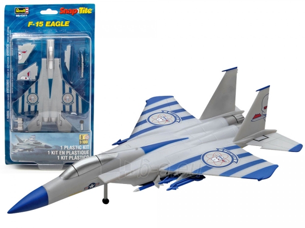 Sulankstomas lėktuvo modelis „Revel“ 1:100 mastelio F-15 Eagle paveikslėlis 1 iš 3