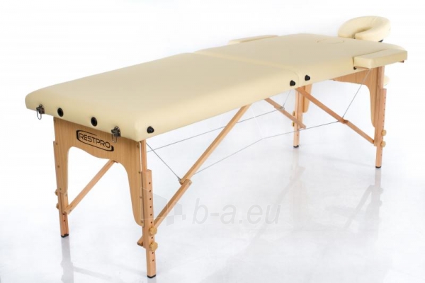 Sulankstomas masažo stalas Restpro Classic 2 Beige paveikslėlis 9 iš 10
