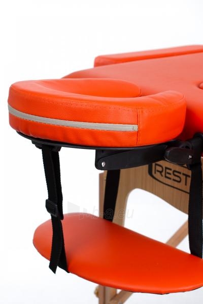 Sulankstomas masažo stalas Restpro Classic 2 Orange paveikslėlis 7 iš 10