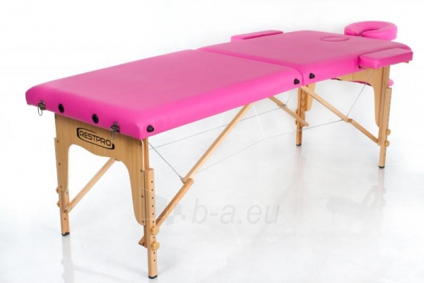 Sulankstomas masažo stalas Restpro Classic 2 Pink paveikslėlis 9 iš 10