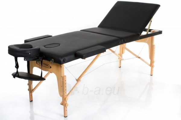 Sulankstomas masažo stalas Restpro Classic 3 Black paveikslėlis 1 iš 10