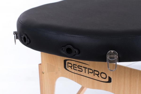 Sulankstomas masažo stalas Restpro Classic Oval 2 Black paveikslėlis 2 iš 10