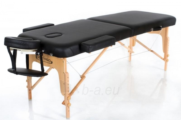 Sulankstomas masažo stalas Restpro Vip 2 Black paveikslėlis 1 iš 10