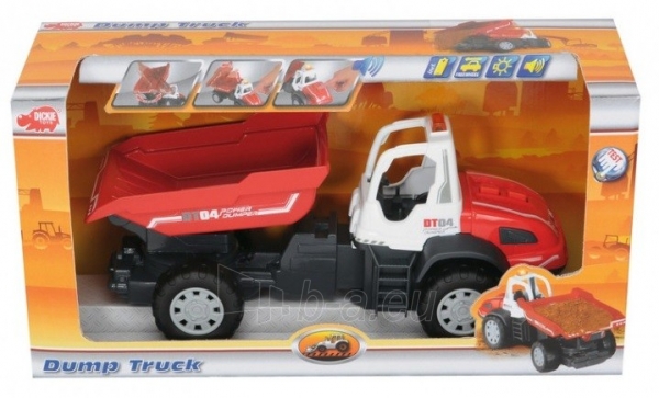 Žaislinis sunkvežimis su garso ir šviesos signalais Dickie 203413433 paveikslėlis 2 iš 2