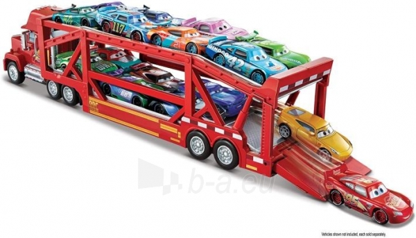 Sunkvežimis FPX96 Disney Pixar Cars Pixar Cars Launching Mack Transporter Мак Тягач Тачки 3 Mattel paveikslėlis 4 iš 6