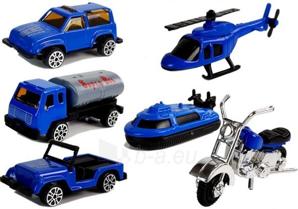 Žaislinis sunkvežimis su automobilių modeliukais Lean Toys paveikslėlis 6 iš 8