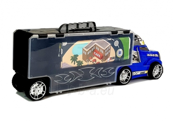 Žaislinis sunkvežimis su automobilių modeliukais Lean Toys paveikslėlis 7 iš 8