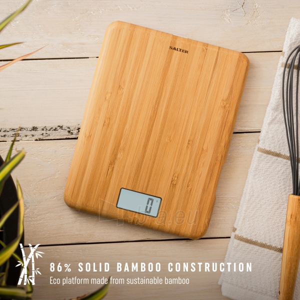 Svarstyklės Salter 1094 WDDR Eco Bamboo Electronic Scale paveikslėlis 4 iš 4