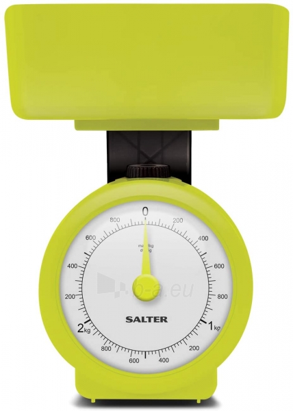 Svarstyklės Salter 112 GNGNKR Mechanical Kitchen Scales green paveikslėlis 1 iš 5