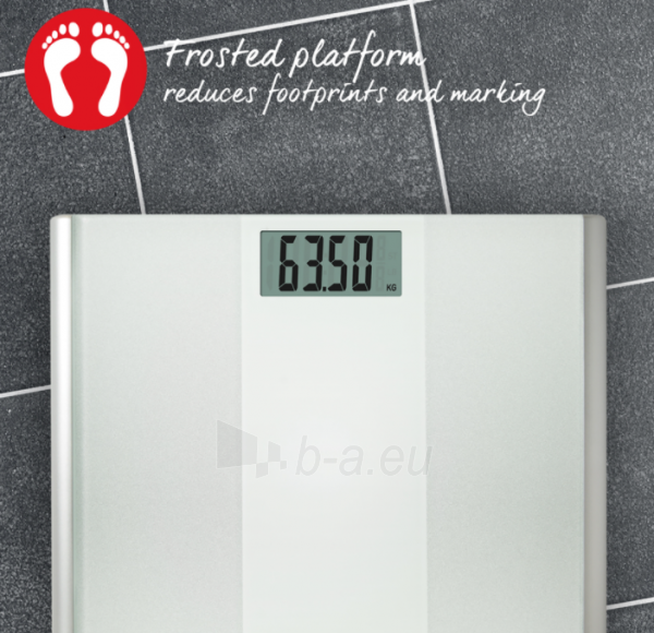 Svarstyklės Salter 9009 WH3R Ultimate Accuracy Electronic Bathroom Scales white paveikslėlis 4 iš 7