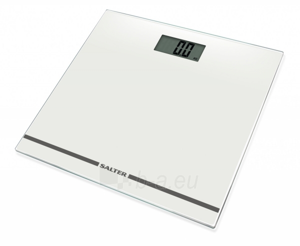 Svarstyklės Salter 9205 WH3RLarge Display Glass Electronic Bathroom Scale - White paveikslėlis 1 iš 3