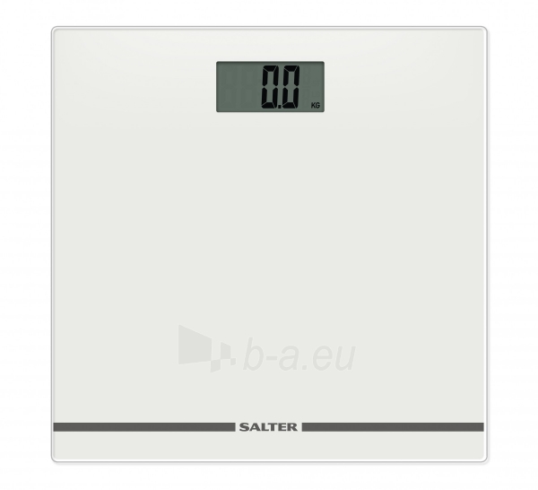 Svarstyklės Salter 9205 WH3RLarge Display Glass Electronic Bathroom Scale - White paveikslėlis 2 iš 3