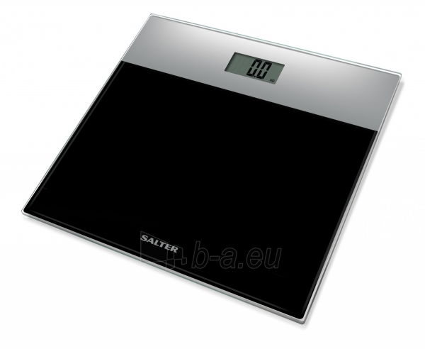 Svarstyklės Salter 9206 SVBK3R Glass Electronic Scale Black/Silver paveikslėlis 1 iš 3