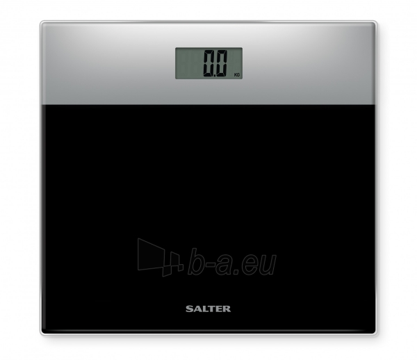 Svarstyklės Salter 9206 SVBK3R Glass Electronic Scale Black/Silver paveikslėlis 2 iš 3