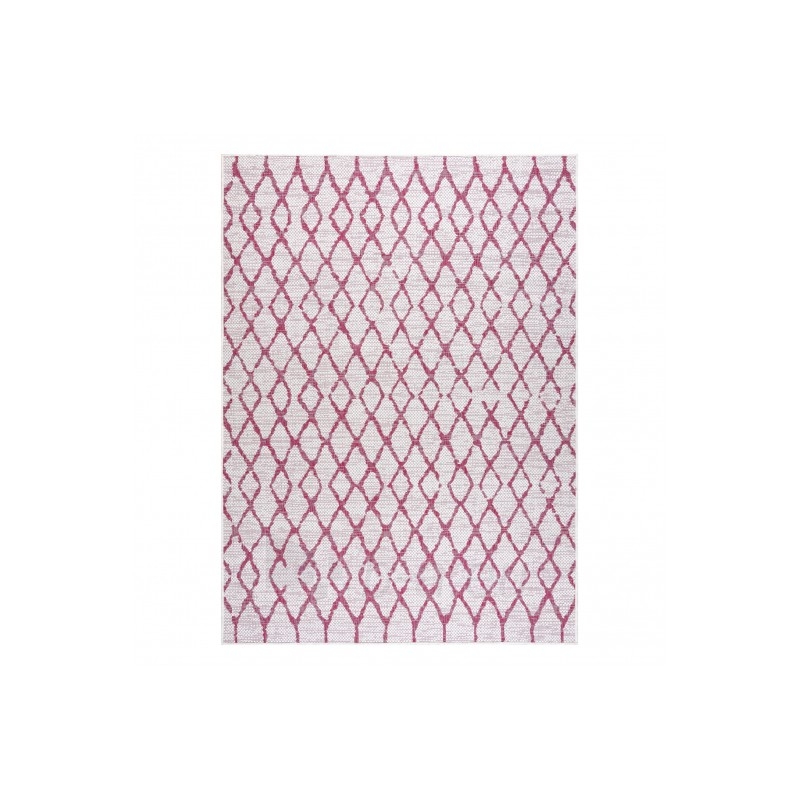 Šviesus kilimas su raštu SION Fuksija | 140x190 cm paveikslėlis 2 iš 16
