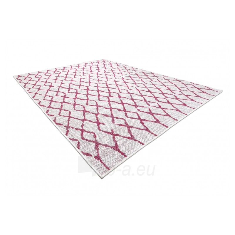Šviesus kilimas su raštu SION Fuksija | 180x270 cm paveikslėlis 3 iš 16