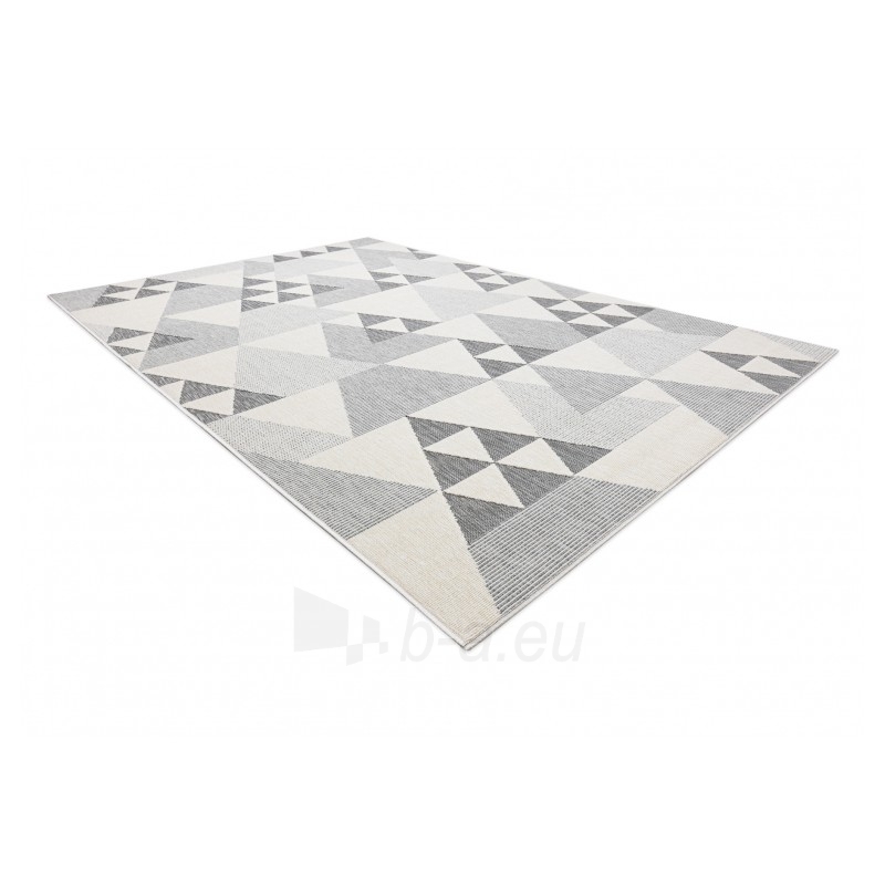 Šviesus raštuotas kilimas SPRING Trikampiai | 140x200 cm paveikslėlis 3 iš 16