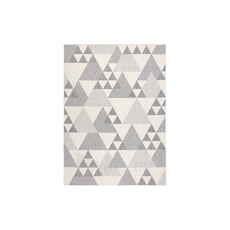 Šviesus raštuotas kilimas SPRING Trikampiai | 140x200 cm paveikslėlis 2 iš 16