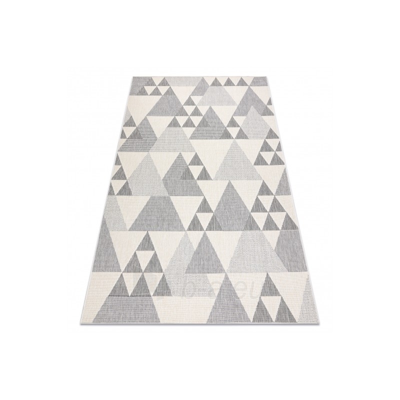 Šviesus raštuotas kilimas SPRING Trikampiai | 140x200 cm paveikslėlis 16 iš 16