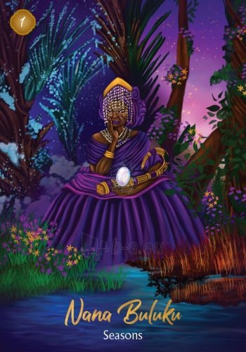 Taro kortos African Goddess Rising Oracle kortos Hay House paveikslėlis 3 iš 9