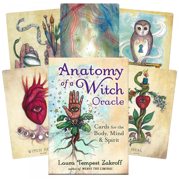 Taro kortos Anatomy Of A Witch Oracle kortos Llewellyn paveikslėlis 10 iš 10