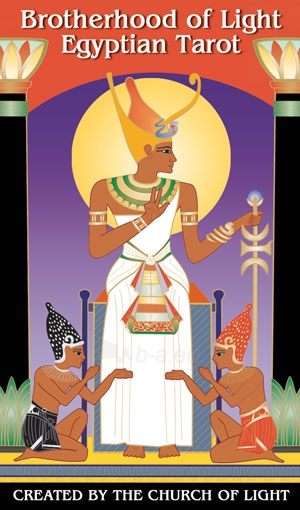 Taro kortos Brotherhood Of Light Egyptian paveikslėlis 1 iš 7