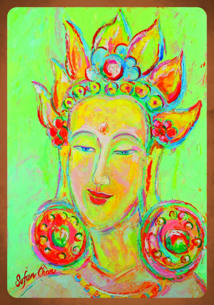 Taro kortos Buddhism Oracle kortos Rockpool Publishing paveikslėlis 4 iš 8