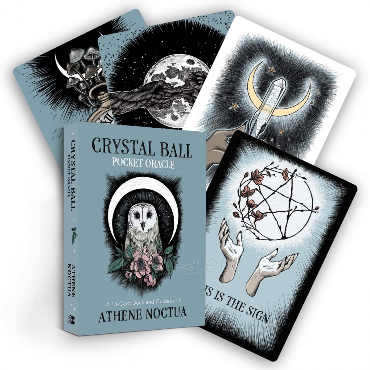 Taro kortos Crystal Ball Pocket Oracle kortos Hay House paveikslėlis 1 iš 13