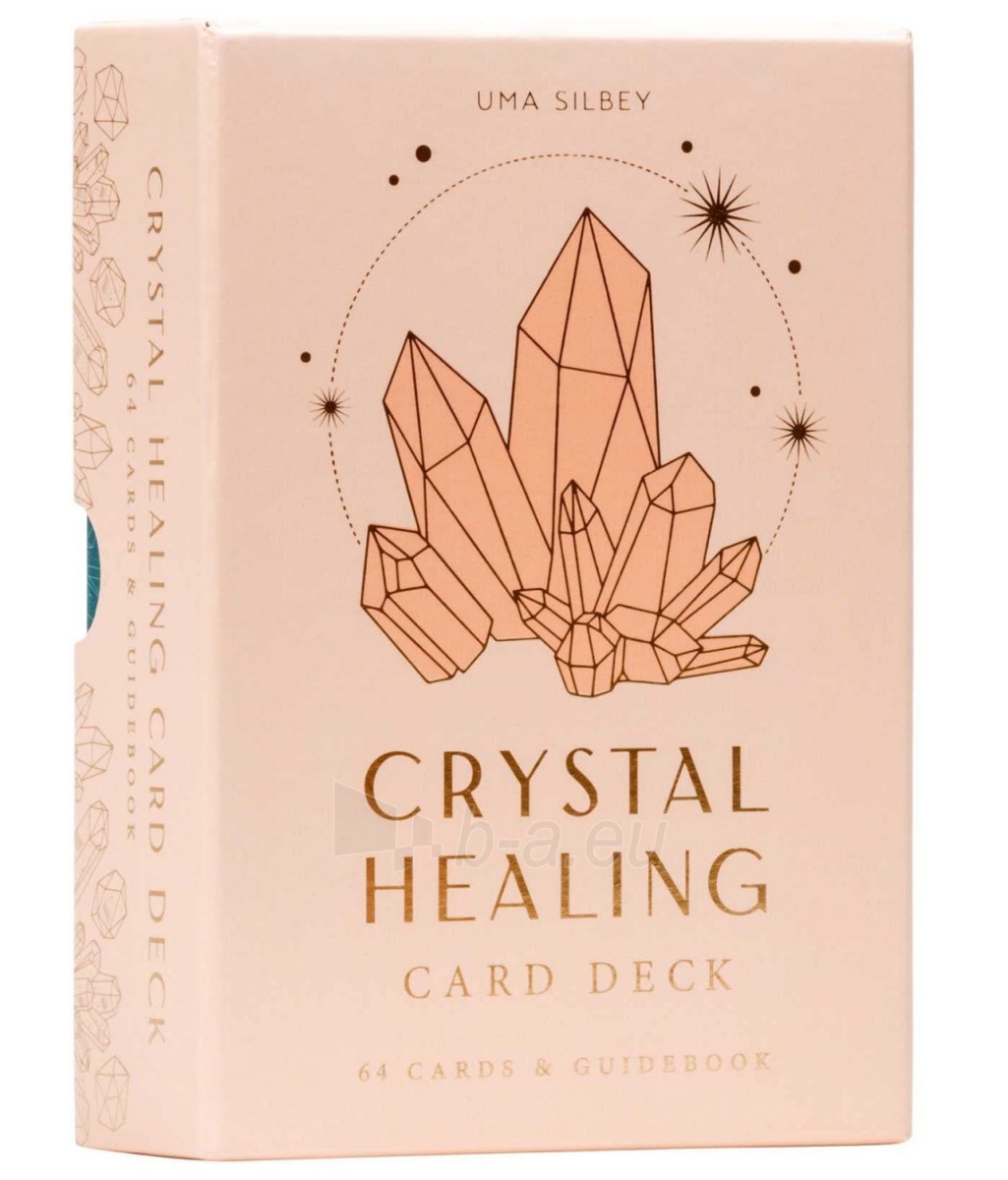 Taro kortos Crystal Healing kortos Insight Editions paveikslėlis 6 iš 9