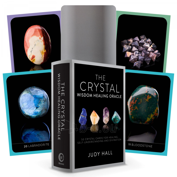 Taro kortos Crystal Wisdom Healing Oracle Watkins Publishing paveikslėlis 1 iš 10