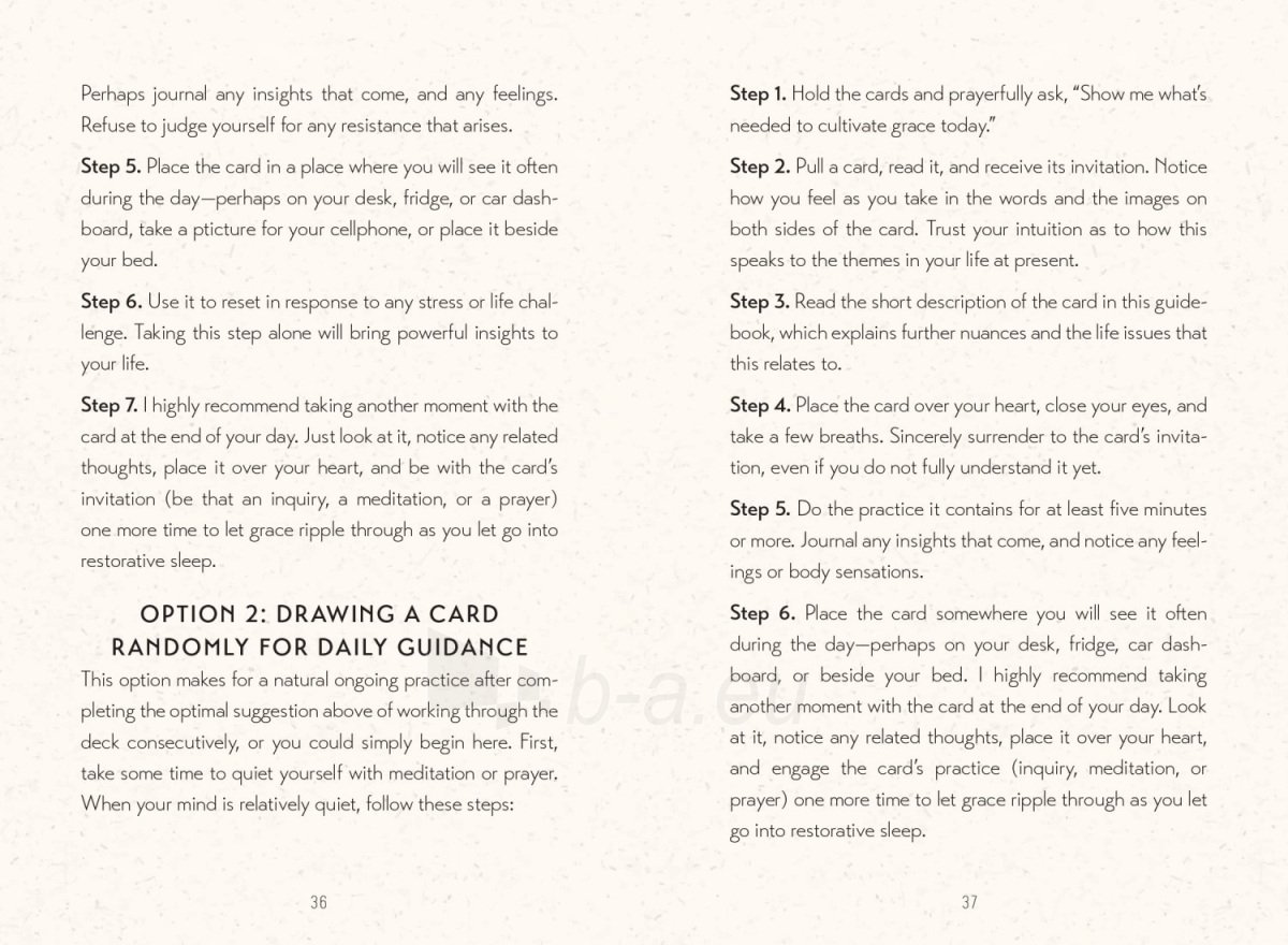Taro kortos Cultivating Grace kortos Insight Editions paveikslėlis 12 iš 19