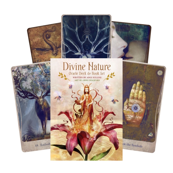 Taro kortos Divine Nature Oracle kortų ir knygos rinkinys U.S. Games Systems paveikslėlis 1 iš 12