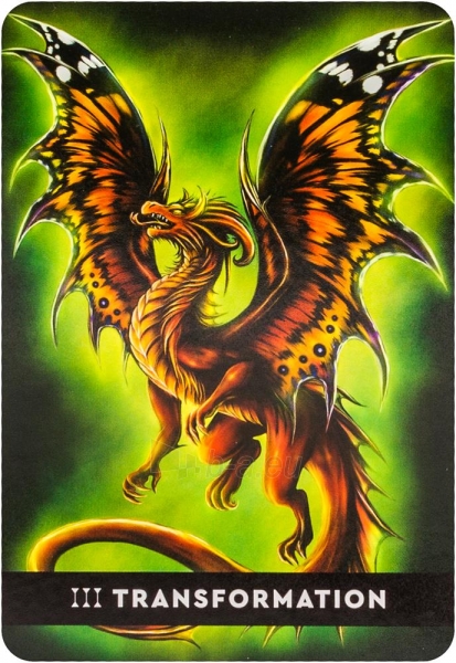 Taro kortos Dragon Path Orakulo Watkins Publishing paveikslėlis 5 iš 8