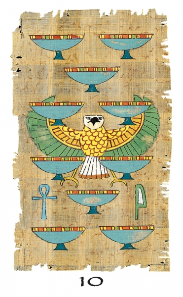 Taro kortos Egyptian tarot mini (new edition) Lo Scarabeo paveikslėlis 9 iš 12