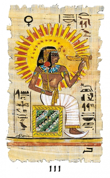Taro kortos Egyptian tarot mini (new edition) Lo Scarabeo paveikslėlis 8 iš 12