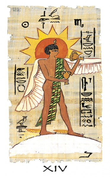 Taro kortos Egyptian tarot mini (new edition) Lo Scarabeo paveikslėlis 4 iš 12