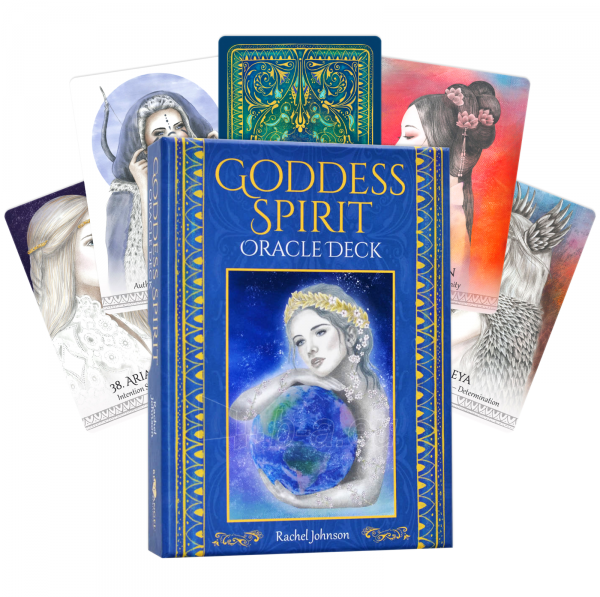 Taro kortos Goddess Spirit Oracle Blue Angel paveikslėlis 1 iš 13
