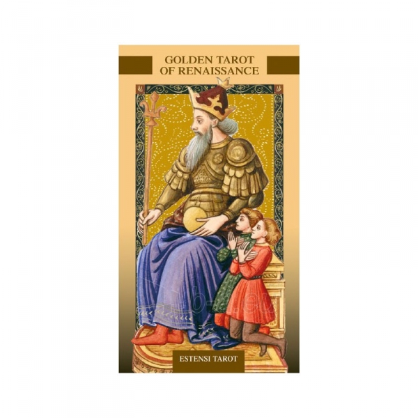 Taro Kortos Golden Tarot Of Renaissance paveikslėlis 1 iš 9