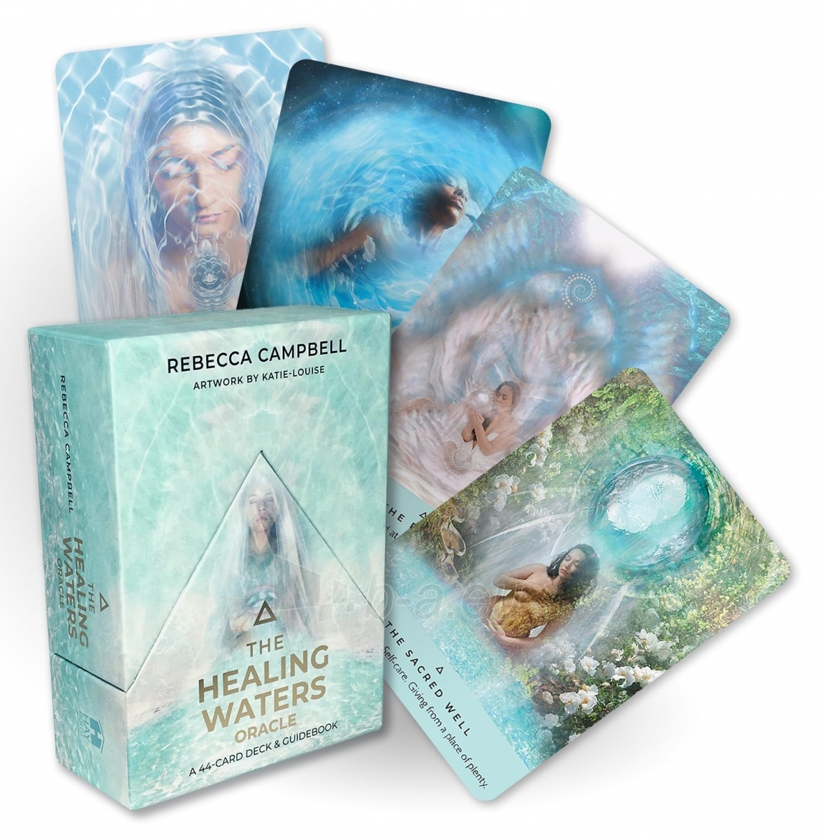 Taro kortos Healing Waters Oracle kortos Hay House paveikslėlis 1 iš 10