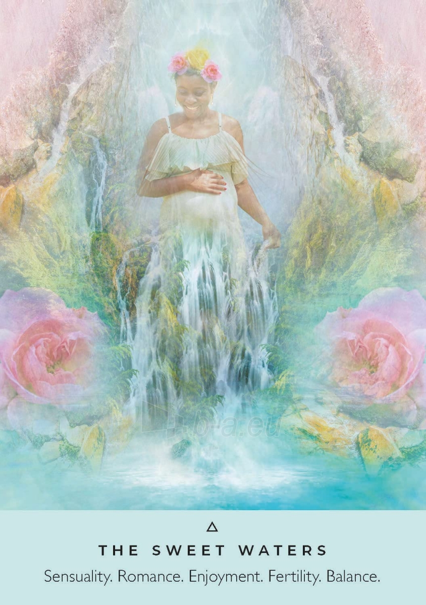 Taro kortos Healing Waters Oracle kortos Hay House paveikslėlis 3 iš 10