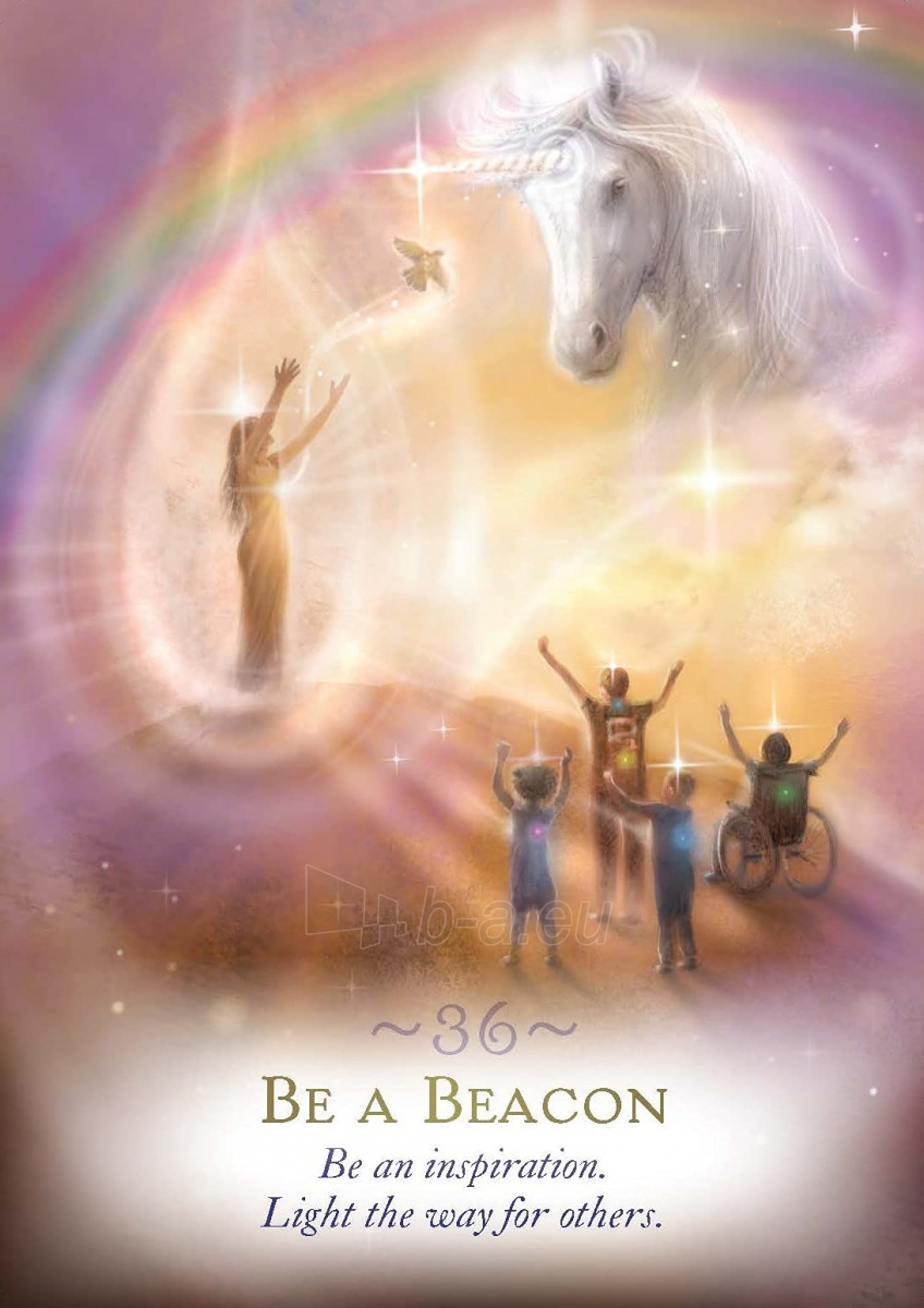 Taro kortos Magic of Unicorns Oracle kortos Hay House paveikslėlis 2 iš 8