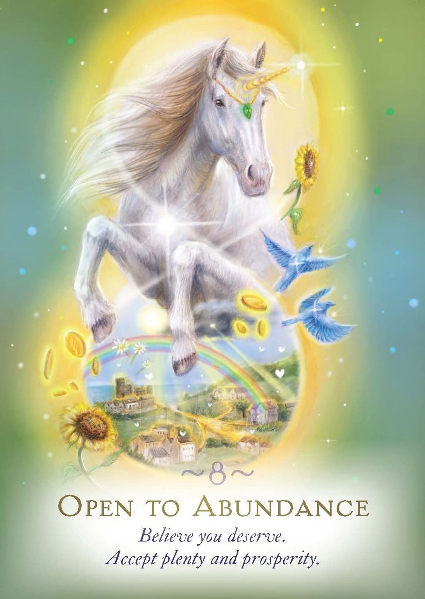 Taro kortos Magic of Unicorns Oracle kortos Hay House paveikslėlis 4 iš 8