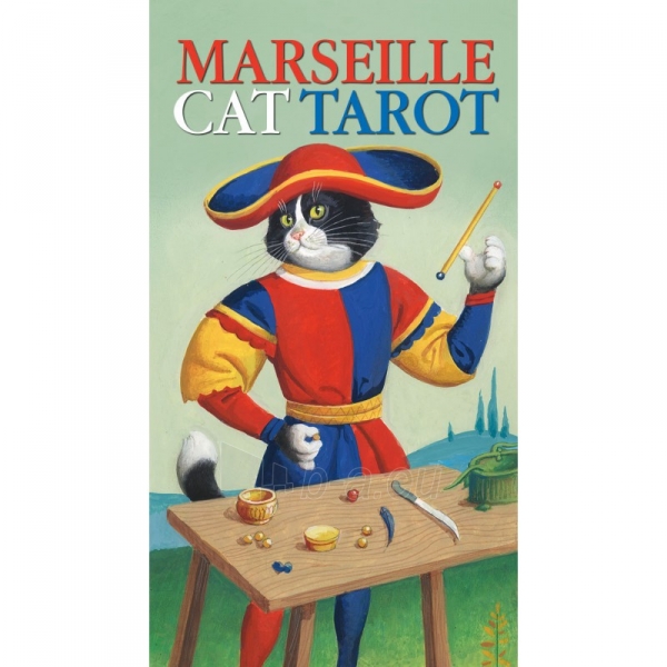 Taro Kortos Marseille Cat paveikslėlis 4 iš 7