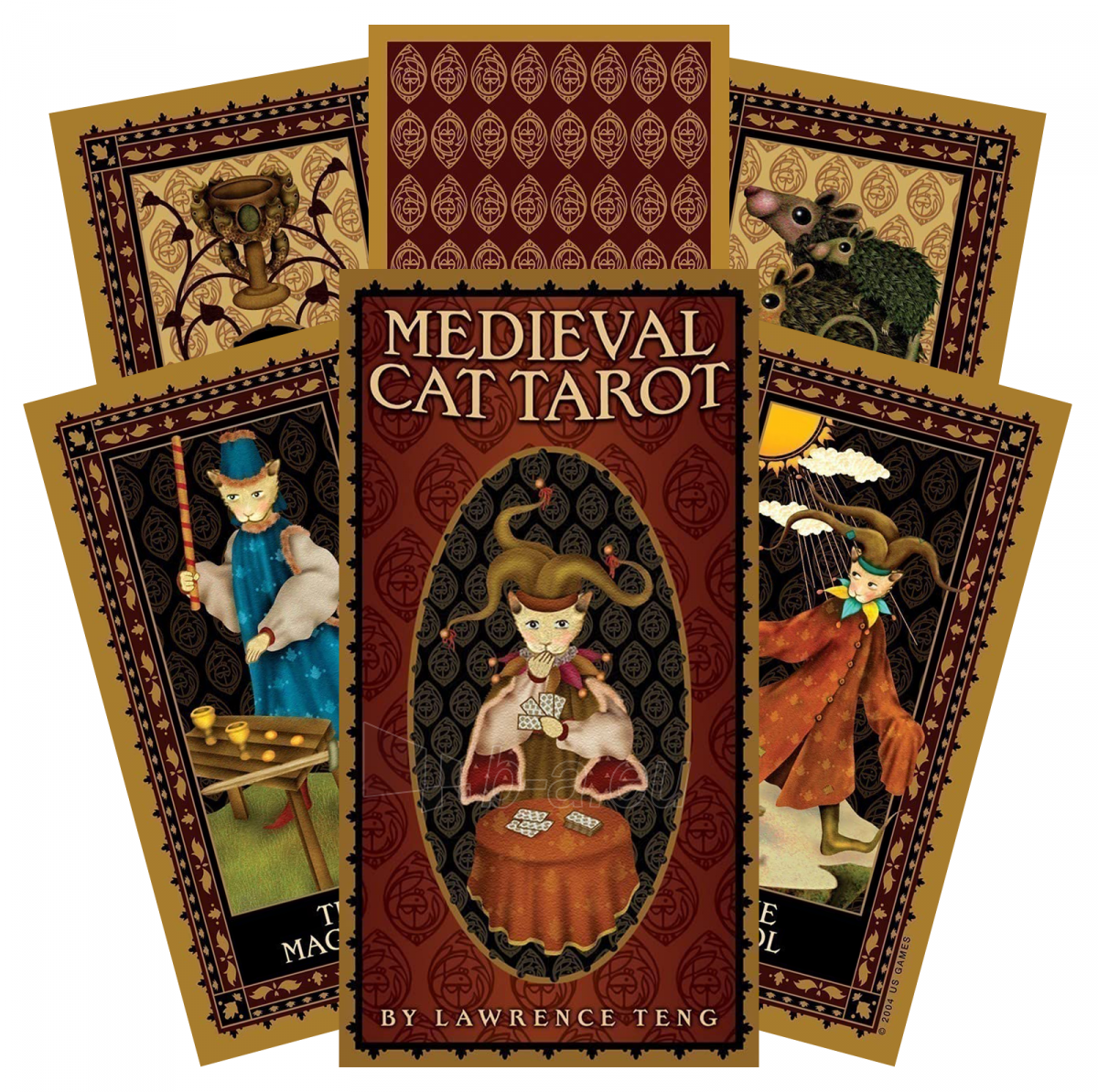Taro kortos Medieval Cat paveikslėlis 1 iš 10