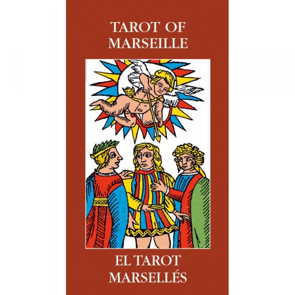 Taro Kortos Mini Tarot Of Marseille paveikslėlis 4 iš 10