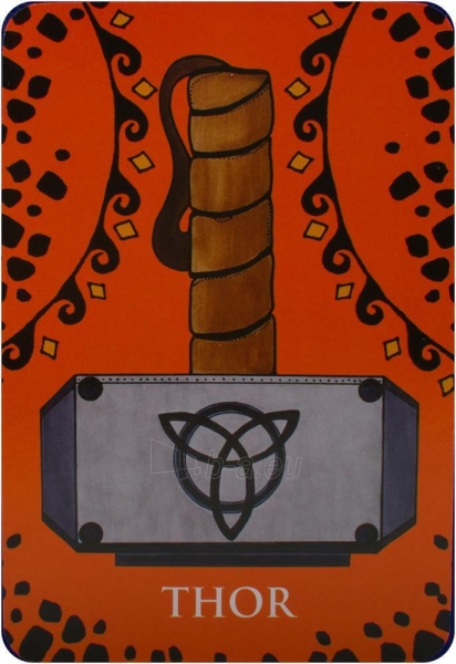 Taro kortos Odin And The Nine Realms Oracle kortos Findhorn Press paveikslėlis 2 iš 9