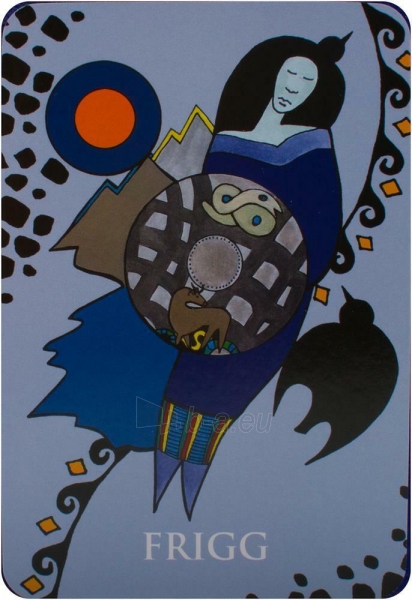 Taro kortos Odin And The Nine Realms Oracle kortos Findhorn Press paveikslėlis 6 iš 9