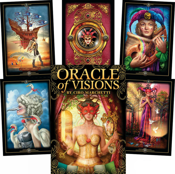 Taro kortos Oracle Of Visions US Games Systems paveikslėlis 1 iš 12
